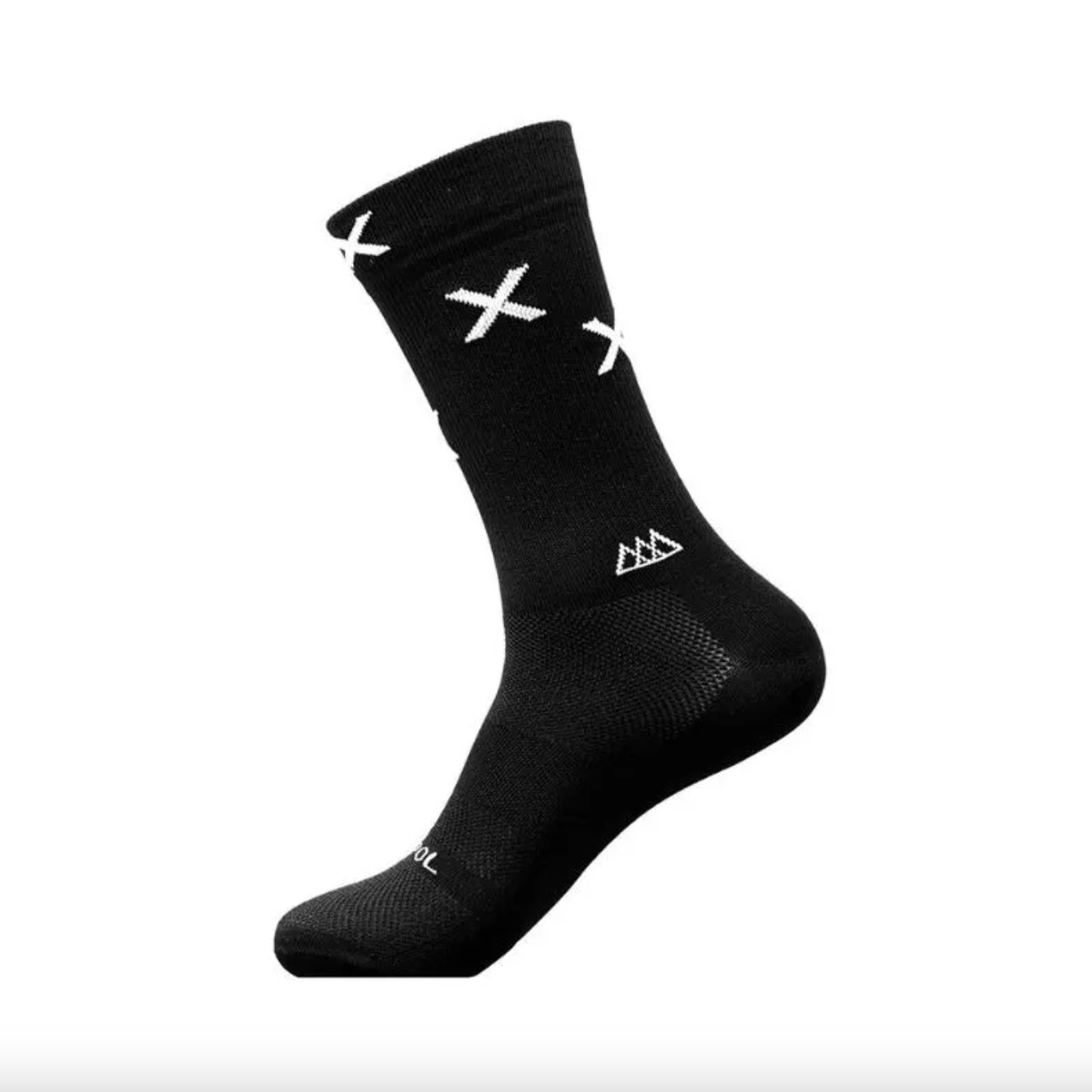 Socks 2Ex Negro Blanco